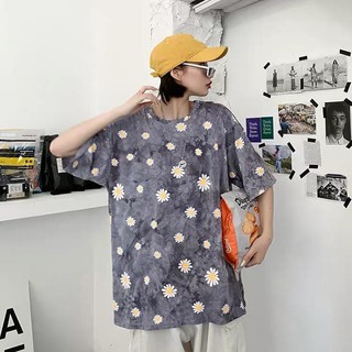 Áo phông loang tay lỡ hoa Cúc Hoạ Mi