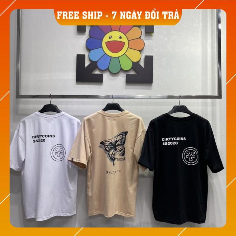 Áo thun tay lỡ form rộng nam nữ dirty coins cotton full tag | BigBuy360 - bigbuy360.vn