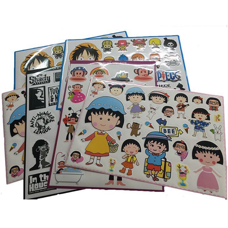 Sticker dán vali Bamozo cực dễ thương