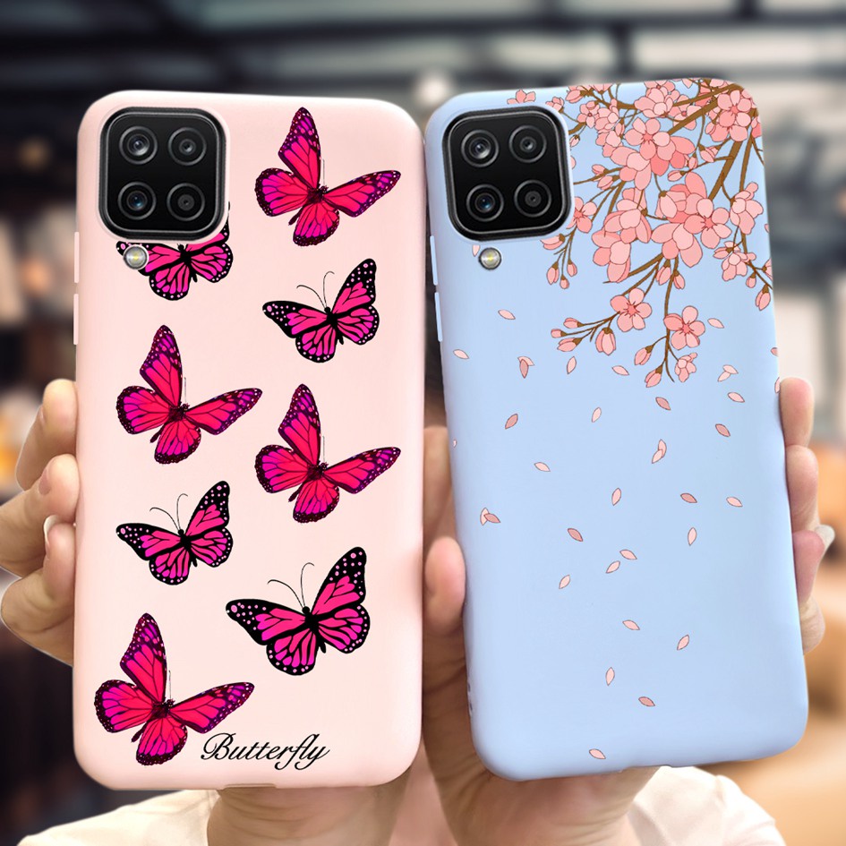Ốp điện thoại mềm chống sốc hợp thời trang cho Samsung Galaxy A12 M12 A12 F12 SM-A125F