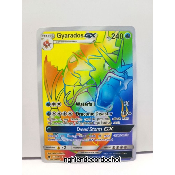 01 thẻ POKEMON GX sưu tập siêu đẹp, sắc nét, được tự chọn.
