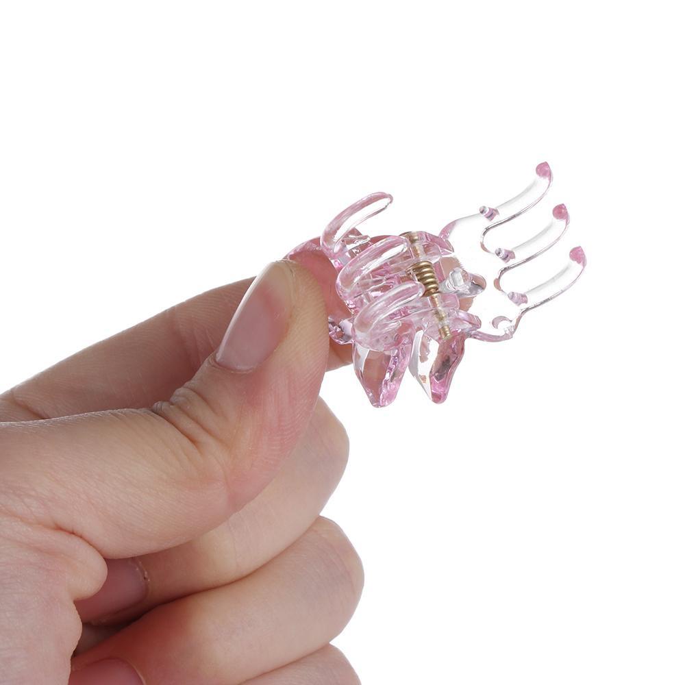 Kẹp Tóc Móng Vuốt Trong Suốt Hình Bướm Dễ Thương|Kẹp Càng Cua Tạo Kiểu Tóc Thanh Lịch