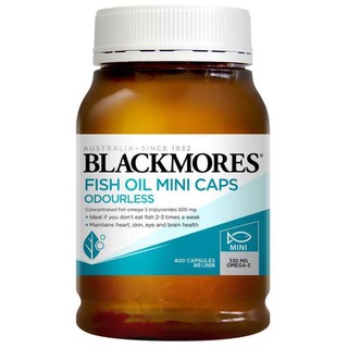 Dầu cá không mùi Blackmore FISH OIL 1000mg MINI CAPS - 400 viên