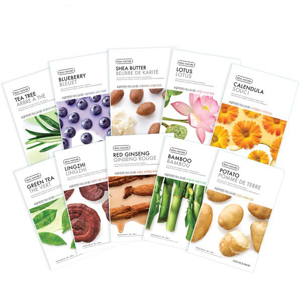 Mặt Nạ Cung Cấp Nước TheFaceShop Real Nature Mask Sheet Bamboo 20g