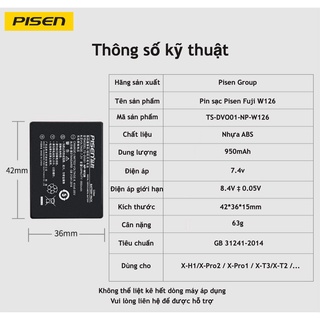 Pin Máy Ảnh Fuji NP-W126 ( New)