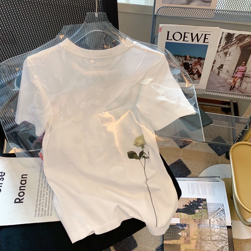 Áo Thun Dáng Rộng Thiết Kế Đơn Giản Dễ Phối Đồ