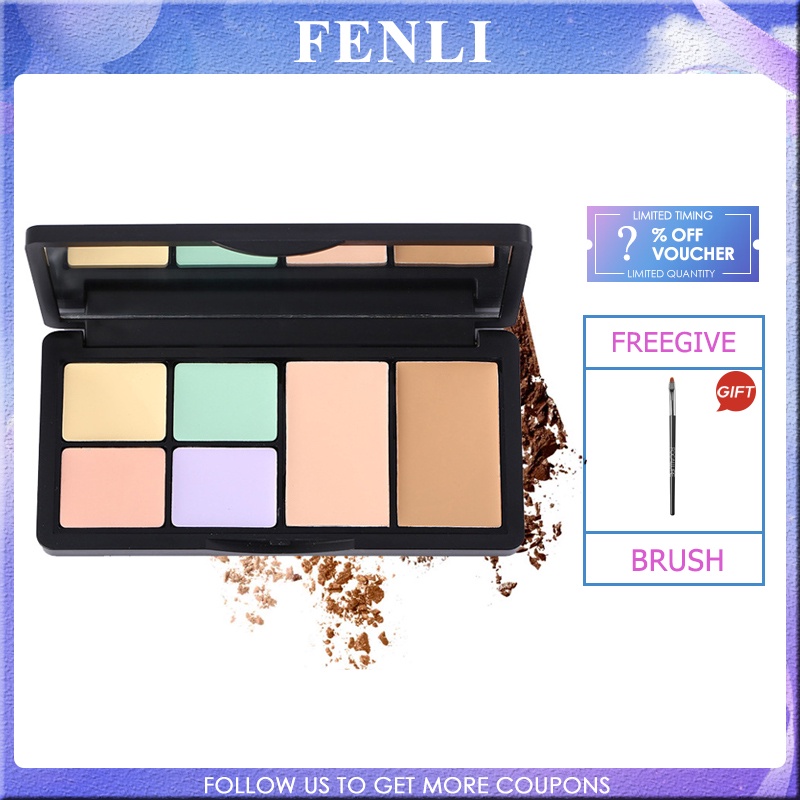 Kem Che Khuyết Điểm 6 Màu Che Phủ Đốm Đen Và Mụn Làm Đều Màu Da