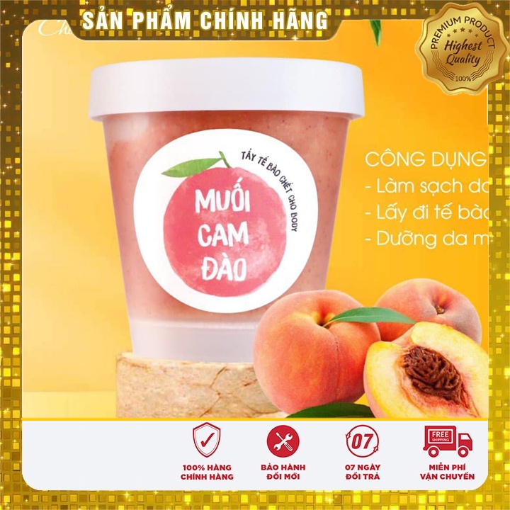 [Chính Hãng] muối tẩy tế bào chết muối cam đào onaya tq group