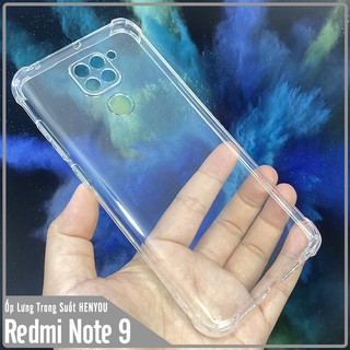 Ốp lưng cho Xiaomi Redmi Note 9 - Redmi 10X 4G HENYOU Trong Suốt Chống Sốc