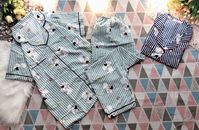 [BigSize 58-72Kg]Bộ pijama bigsize Kate thái Dài Cộc | BigBuy360 - bigbuy360.vn