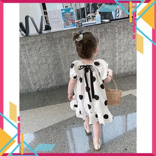 Váy chấm bi đuôi cá cho bé (ảnh thật)