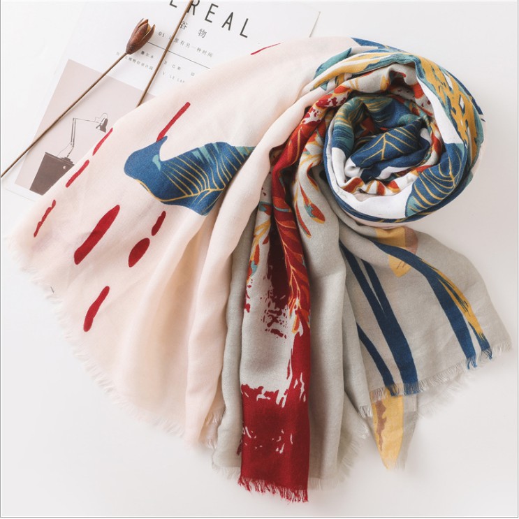 KHĂN CHOÀNG, KHĂN LỤA, KHĂN COTTON PHONG CÁCH BOHO VINTAGE GIÁ RẺ HCM