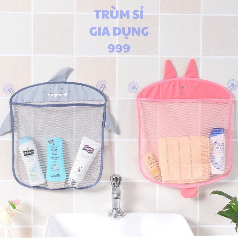 Túi  đựng đồ treo phòng tắm hình thú dễ thương. túi đựng đồ bằng lưới để đồ đa năng