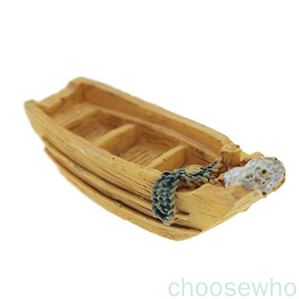 Mô hình chiếc thuyền bằng nhựa resin dùng trang trí tiểu cản