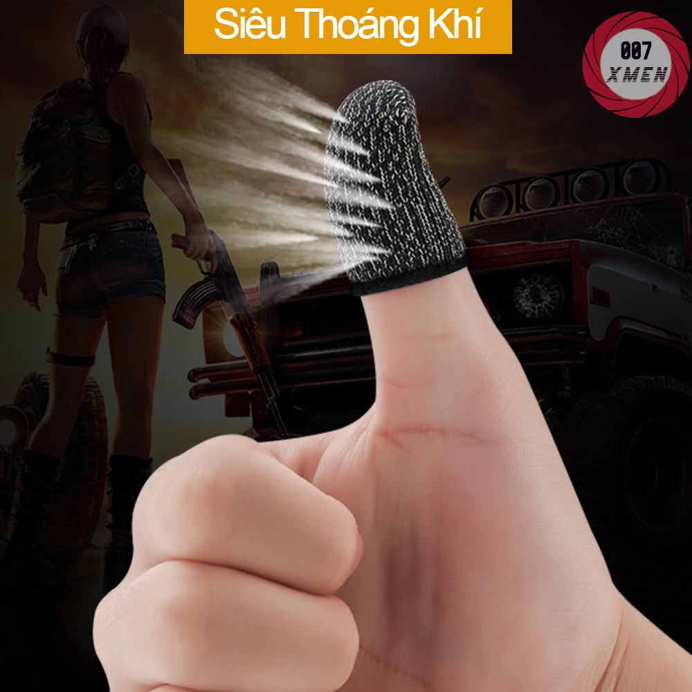 [ Loại 1 Siêu Nhạy ] Bộ bao 2 ngón tay chuyên dụng chơi game mobile chống ra mồ hôi tay