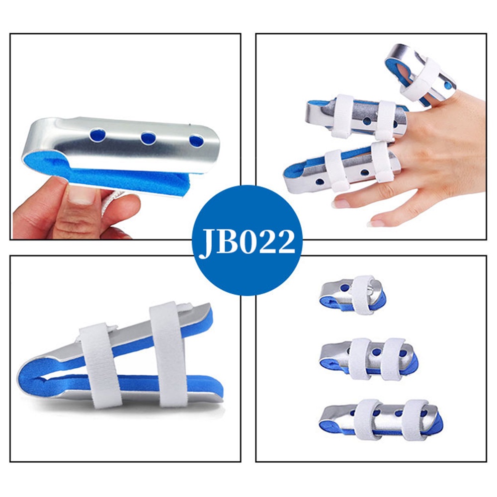 Đai nẹp thẳng SUOLAER chỉnh sửa ngón tay phục hồi chấn thương bằng nhôm 3 kích thước tùy chọn