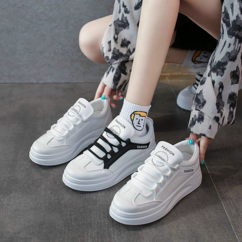 ⚡Free Ship⚡ Giày Bata Đế Độn Phối Viền Cá Tính