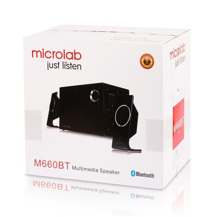 Loa Vi Tính Kết Nối Bluetooth MICROLAB M-660BT/2.1 Hàng Chính Hãng