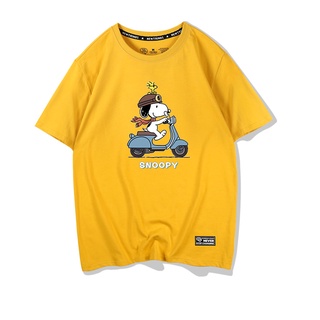 Áo thun Oversize Nam Nữ Peanuts Chạy Vespa