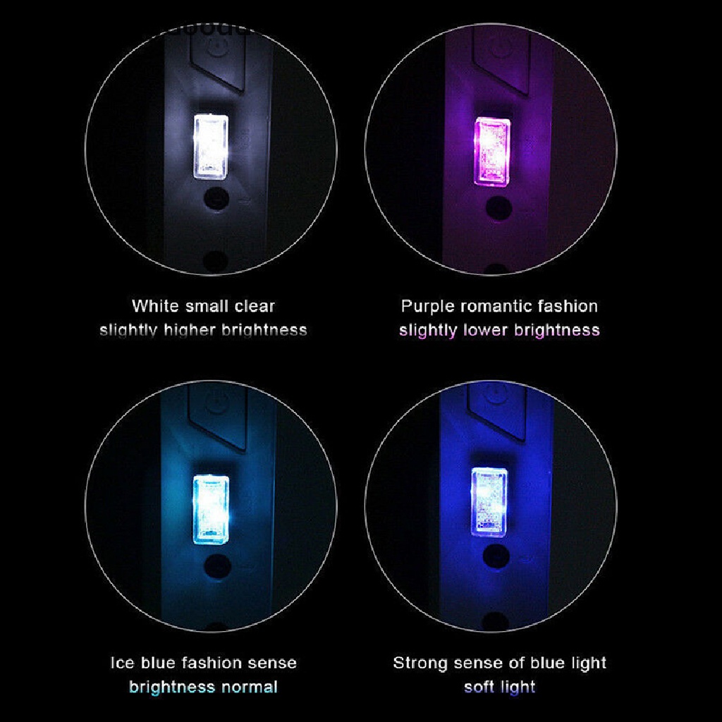 Everthinggood Dải Đèn LED USB Mini Linh Hoạt Màu Neon Trang Trí Nội Thất Xe Hơi