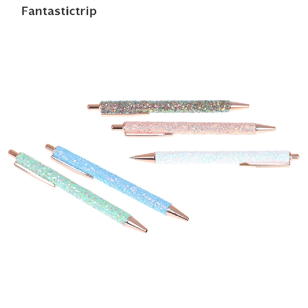 Bút Bi Mực Đen Ngòi 0.5mm Lấp Lánh