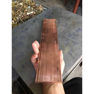 Đồng đỏ thanh bản 100mm*10mm *500mm( Đồng đỏ nguyên chất )