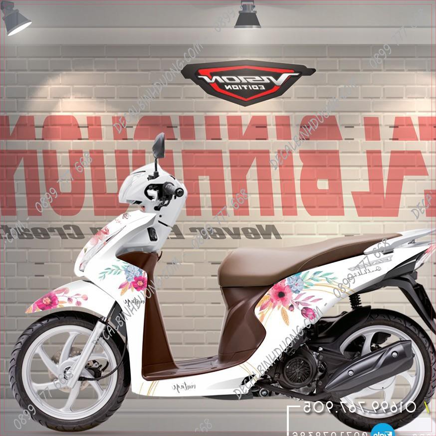 Tem Xe Honda Vision Trắng Hồng 🍀 FREESHIP 🍀 Ngọc Trinh