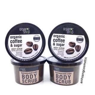 Tẩy Tbc body Organic Shop Coffee