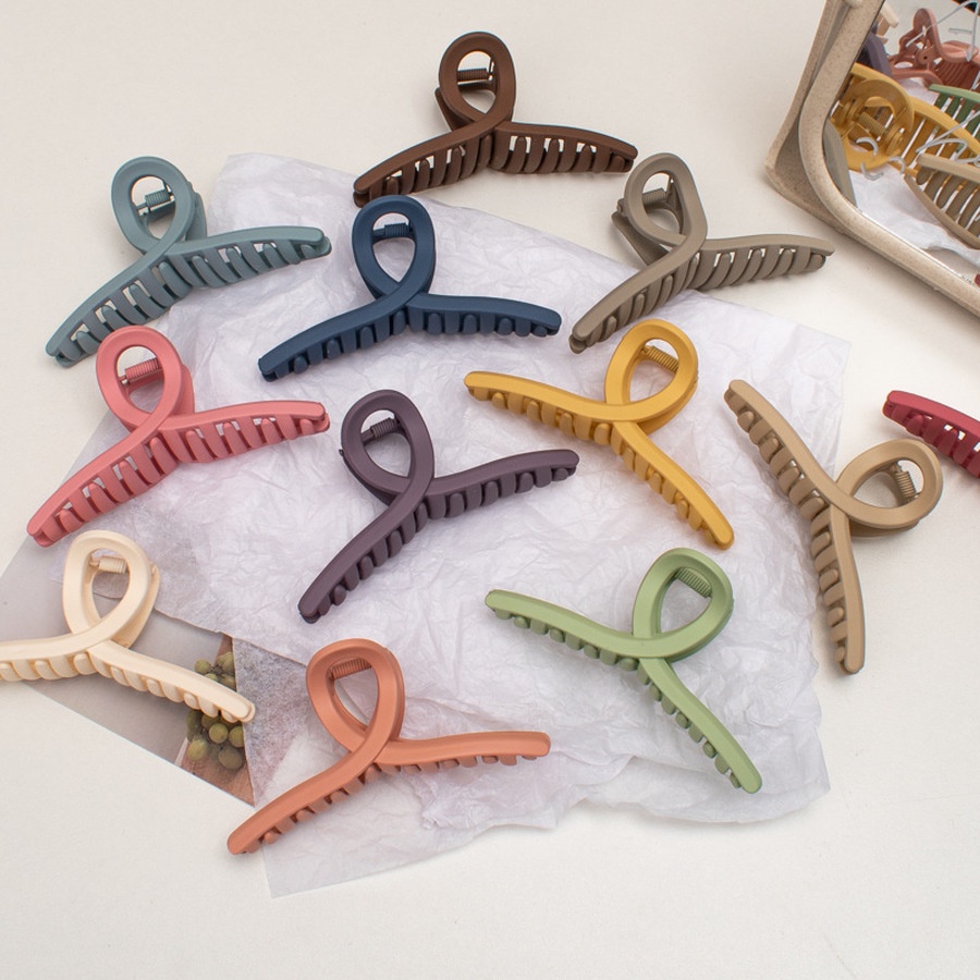 Kẹp tóc hình cá mập 11cm nhiều màu phong cách Hàn Quốc đơn giản thời trang dễ thương cho nữ