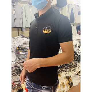 Áo thun đen có cổ Gucci cao cấp