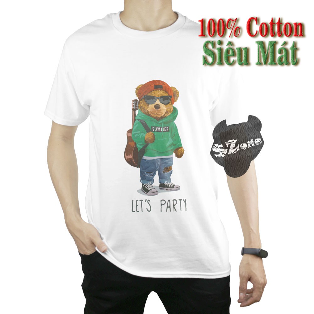 Áo Phông Cotton 100% In Hình 3D Cao Cấp SZone PM58