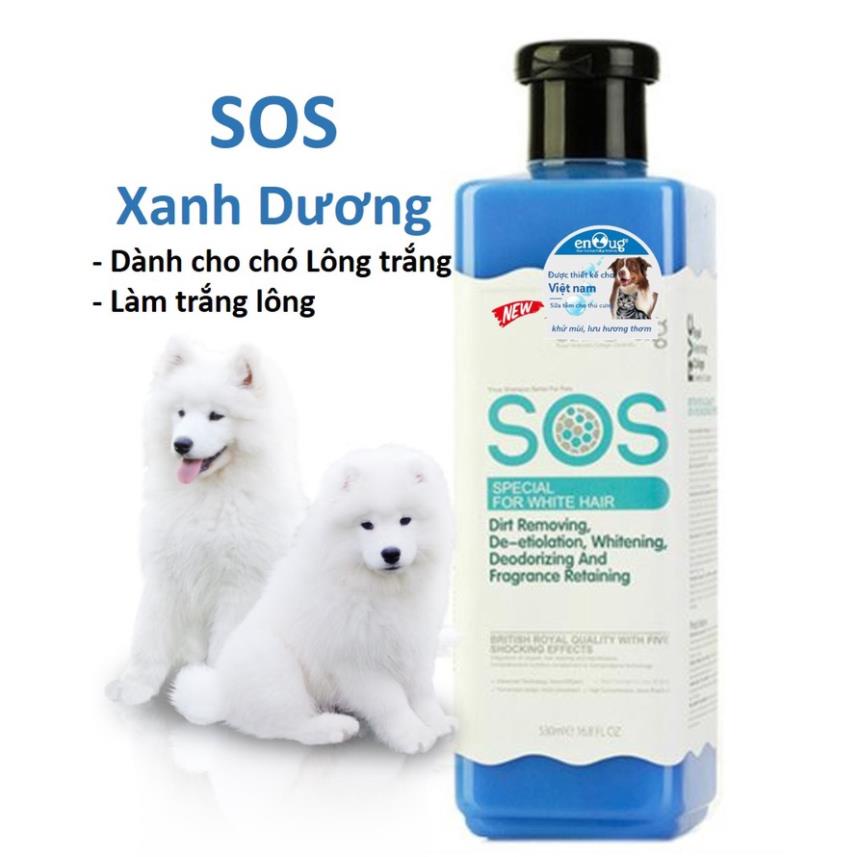 Sữa Tắm SOS cho chó mèo 530ml loại SOS đen phục hồi da