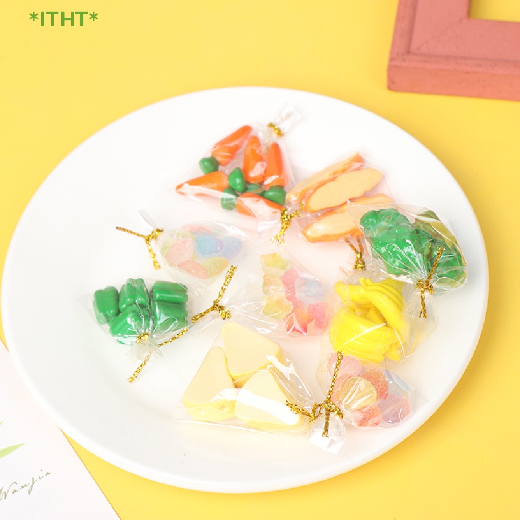 Mô Hình Bánh Mì / Rau Củ 1: 12 Độc Đáo Trang Trí Nhà Búp Bê Mới