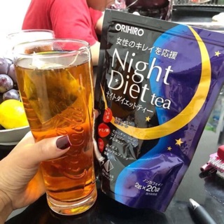 Trà giảm cân night diet tea Orihiro Nhật Bản