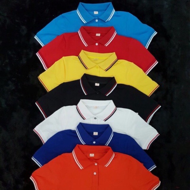 Áo Thun Cá Sấu Mè Cổ Bẻ Thoitrang24h Áo Phom Xuông Cho Nam Nữ