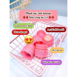 Nạ ủ dưỡng môi chống thâm khô môi hũ mini