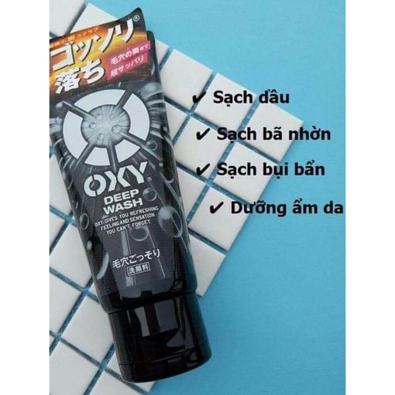 Sữa rửa mặt OXY NAM của Nhật 130g