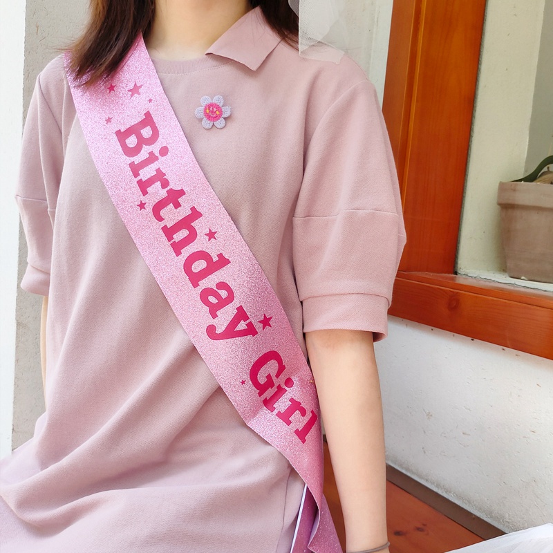 Dây Đeo Vai Chúc Mừng Sinh Nhật Dễ Thương Cho Bé