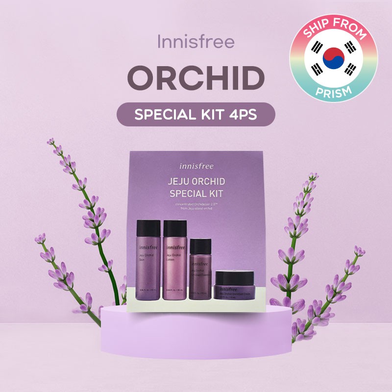 INNISFREE (Hàng Mới Về) Bộ 4 Món Mỹ Phẩm Chăm Sóc Da Mini Dùng Khi Đi Du Lịch Tiện Dụng