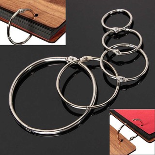 Móc, khoen tròn gáy album, sổ ĐƯỜNG KÍNH từ 2,5 - 8cm - SET 10 CHIẾC