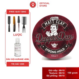 Sáp vuốt tóc Dapper Dan Matt Clay Strong Hold