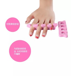 Kẹp tách ngón xốp hỗ trợ sơn móng