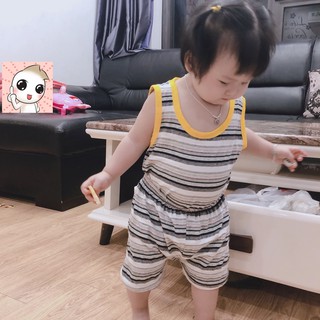 Bộ ba lỗ cho bé trai, bộ ba lỗ cho bé gái, cotton co giãn 4 chiều CiZi.shop