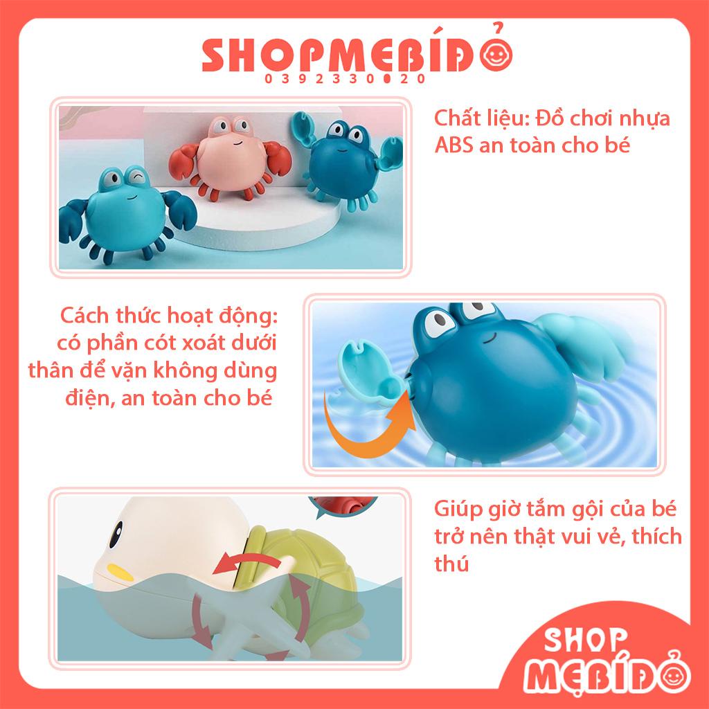 Đồ Chơi Nhà Tắm Cho Bé Hình Cua Và Rùa Thả Bồn Ngộ Nghĩnh Shop Mẹ Bí Đỏ PK80
