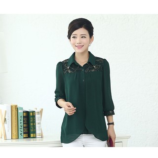 ÁO SƠ MI VOAN CHO MẸ BMT 352 ( HÀNG CÓ SẴN )