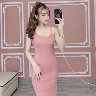 ĐẦM THUN GÂN BODY 2 DÂY (KÈM ẢNH THẬT)
