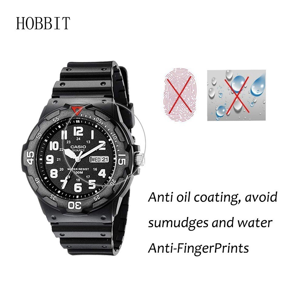 Set 3 Miếng Dán Bảo Vệ Màn Hình Cho Đồng Hồ casio mrw-200h mrw-210h mcw100h
