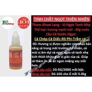 Tinh Mùi 101 - Hương Liệu Câu Cá