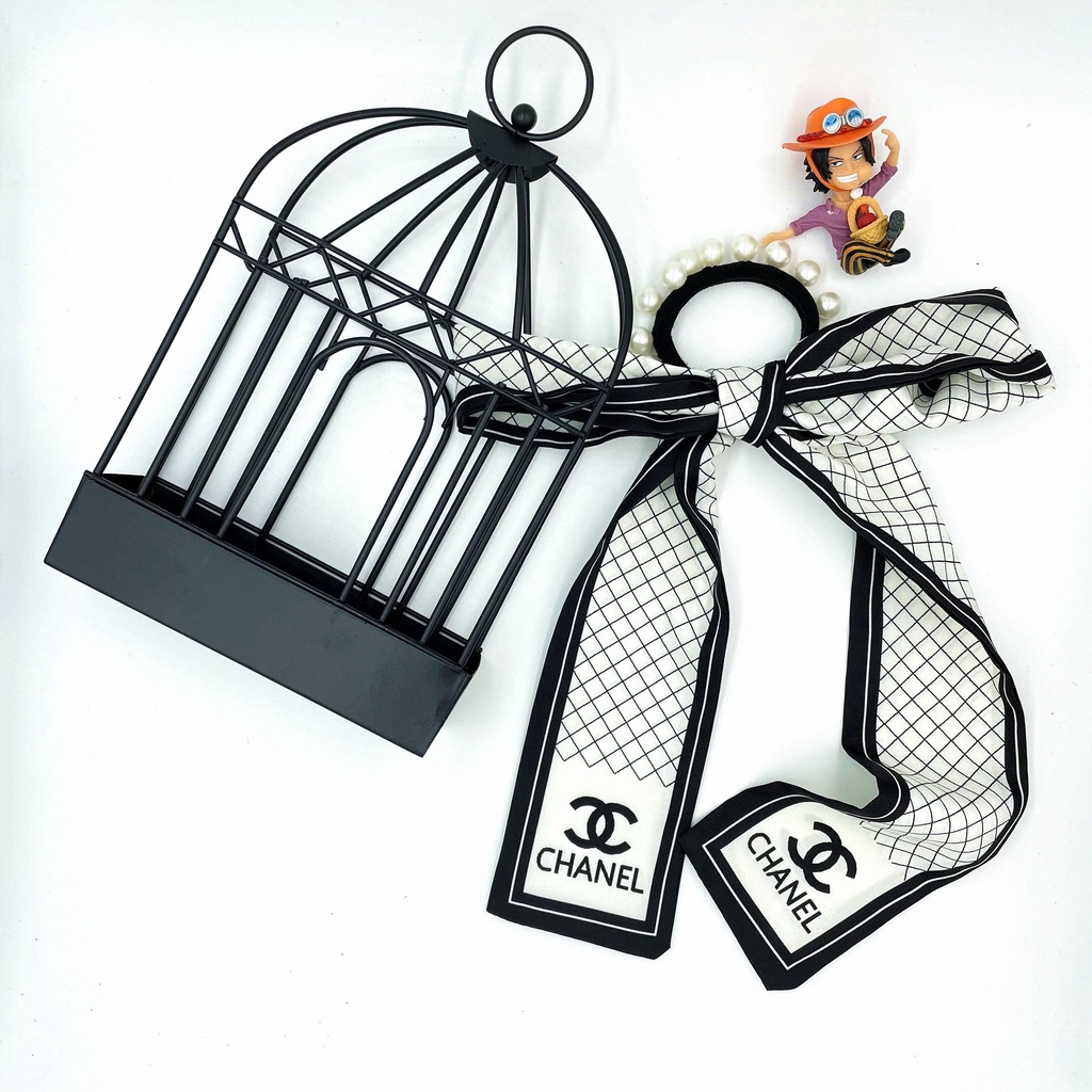 Dây buộc tóc nơ dài 90cm phong cách retro Hàn Quốc cho nữ