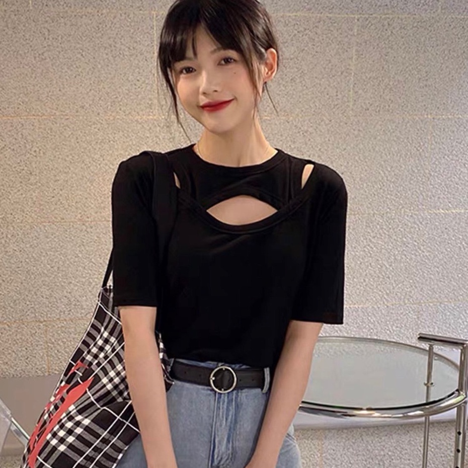 Áo body khoét giả tanktop chất bozip - Nana's House
